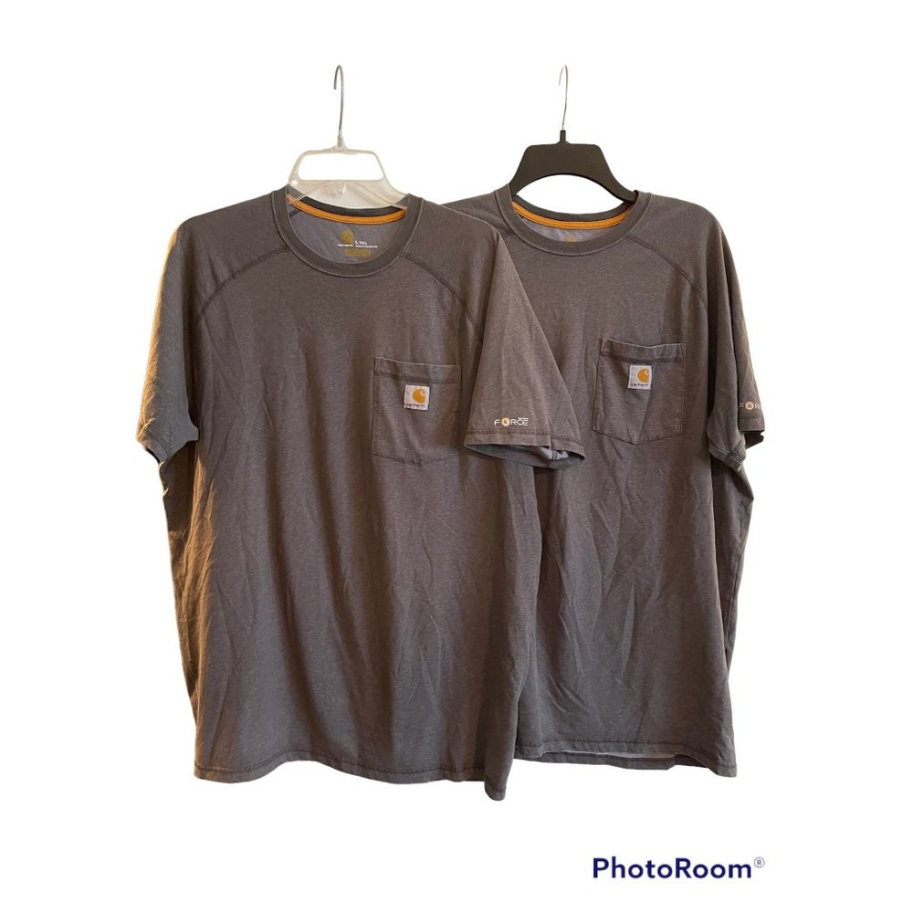 Carhartt Tshirt Lot (2) Grey sz LT